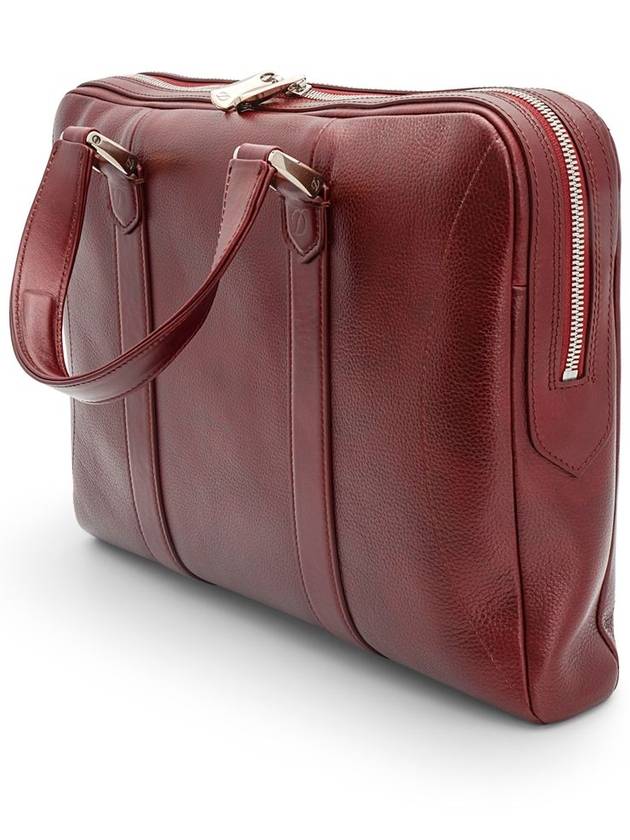 Dupont DLine Soft Diamond Cherry Blue Cowhide Leather Laptop Holder Briefcase - S.T. DUPONT - BALAAN 3