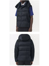 Detachable Sleeve Hooded Padding Navy - BURBERRY - BALAAN 6