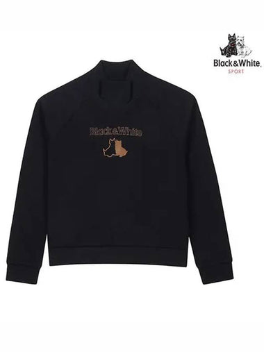 Women s Collar Variation Winter Sweatshirt 9242LXHP NAVY - BLACK&WHITE - BALAAN 1