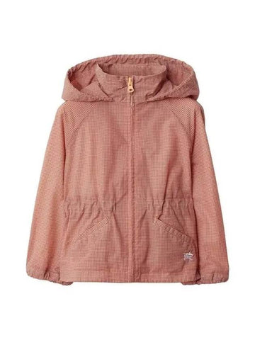 Kids Women s Check Pattern Hooded Jacket Pink 8078290 Other 1008388 - BURBERRY - BALAAN 1