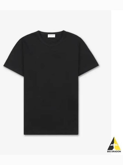 Classic Short Sleeve T Shirt Black 801474YB2FT1000 - SAINT LAURENT - BALAAN 2