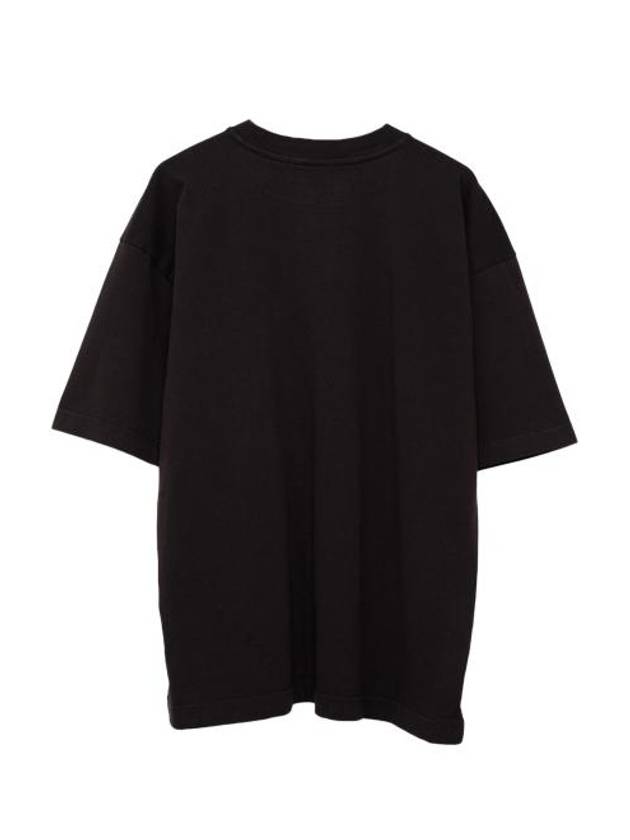 Cotton Short Sleeve T-Shirt Black - MAISON MIHARA YASUHIRO - BALAAN 3