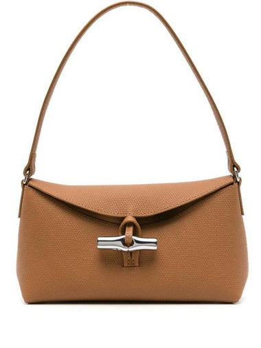 Roseau Leather Small Hobo Shoulder Bag Brown - LONGCHAMP - BALAAN 1