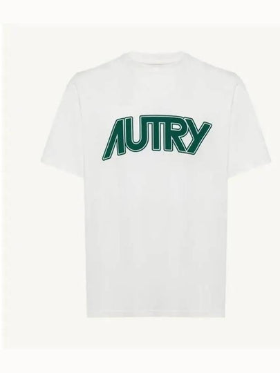 Big Logo Cotton Jersey Short Sleeve T Shirt White - AUTRY - BALAAN 2