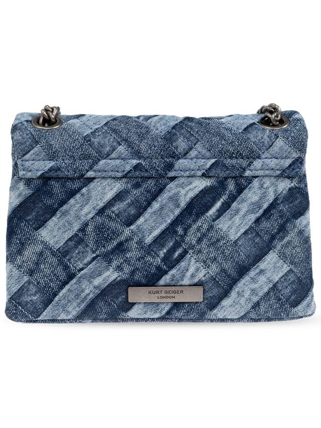 Kurt Geiger Shoulder Bag Kensington Crystals Mini, Women's, Blue - KURT GEIGER - BALAAN 3