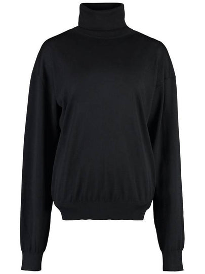 Cassandre Turtleneck Black - SAINT LAURENT - BALAAN 2