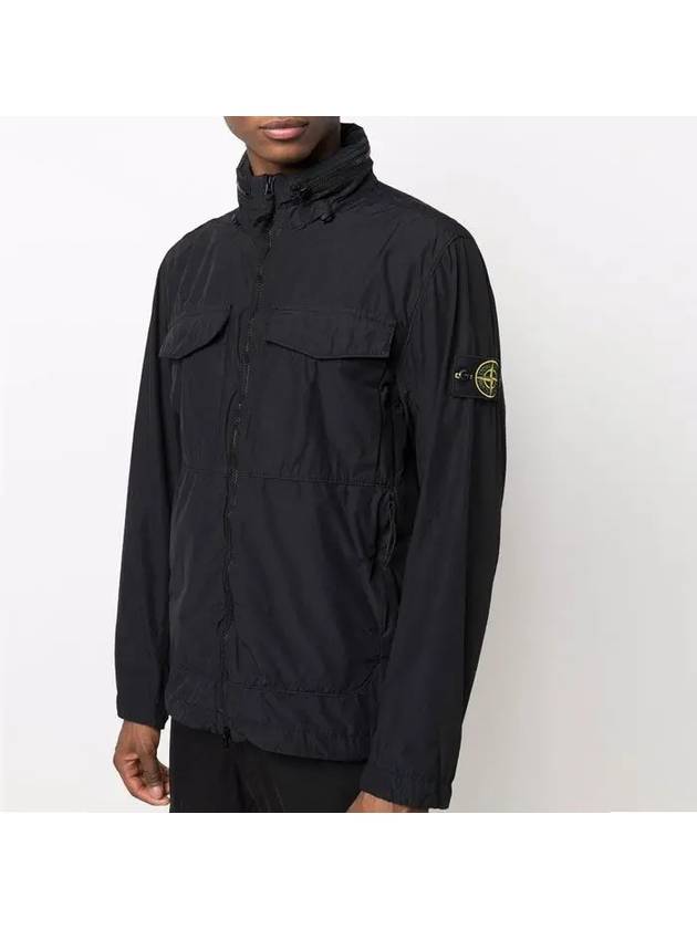 Waffen Naslan Light Watro Zip-up Jacket Black - STONE ISLAND - BALAAN 7