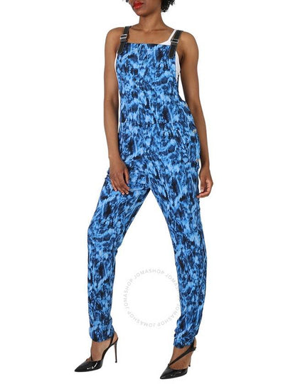 Burberry Ripple-Print Jumpsuit In Ink Blue, Brand Size 8 (US Size 6) - BURBERRY - BALAAN 2