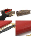 M41201 Monogram Canvas Cherry Red Palace Chain Shoulder Bag - LOUIS VUITTON - BALAAN 5