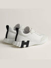 Bouncing Low Top Sneakers White - HERMES - BALAAN 4