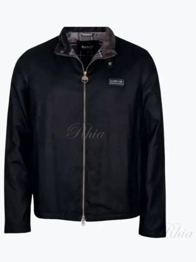 Men's International Mind Wax Jacket Black - BARBOUR - BALAAN 2