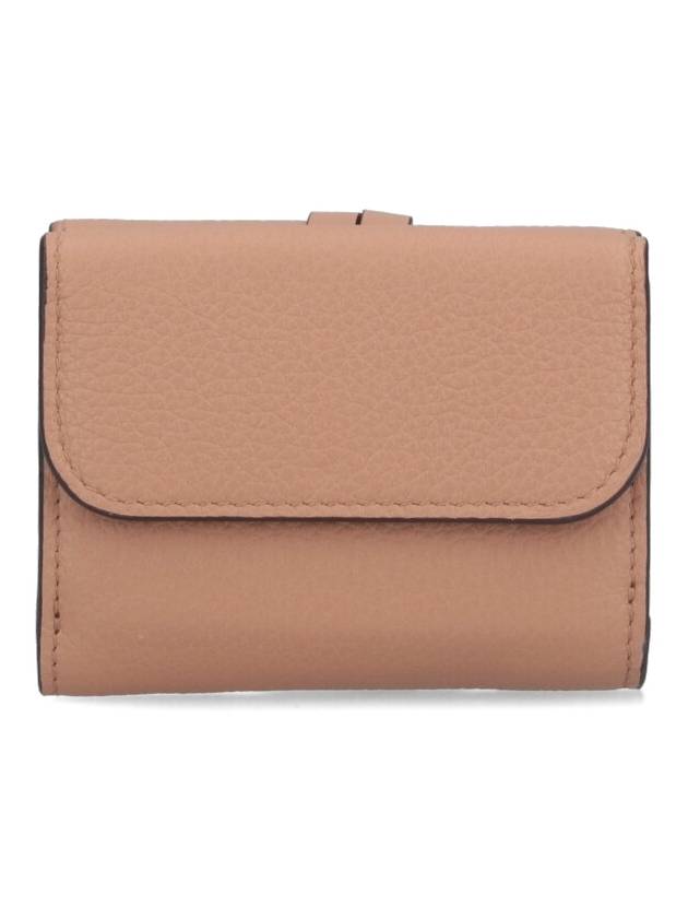 Alphabet Small Half Wallet Beige - CHLOE - BALAAN 4