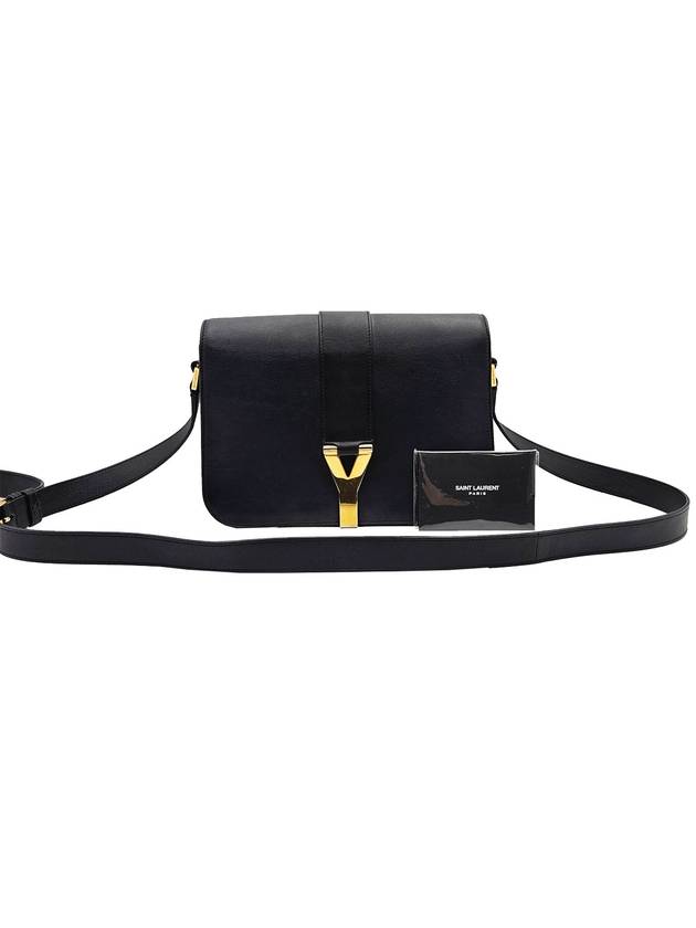 Saint Laurent 311214 Black Classic Y Logo Satchel Crossbody Bag - SAINT LAURENT - BALAAN 2