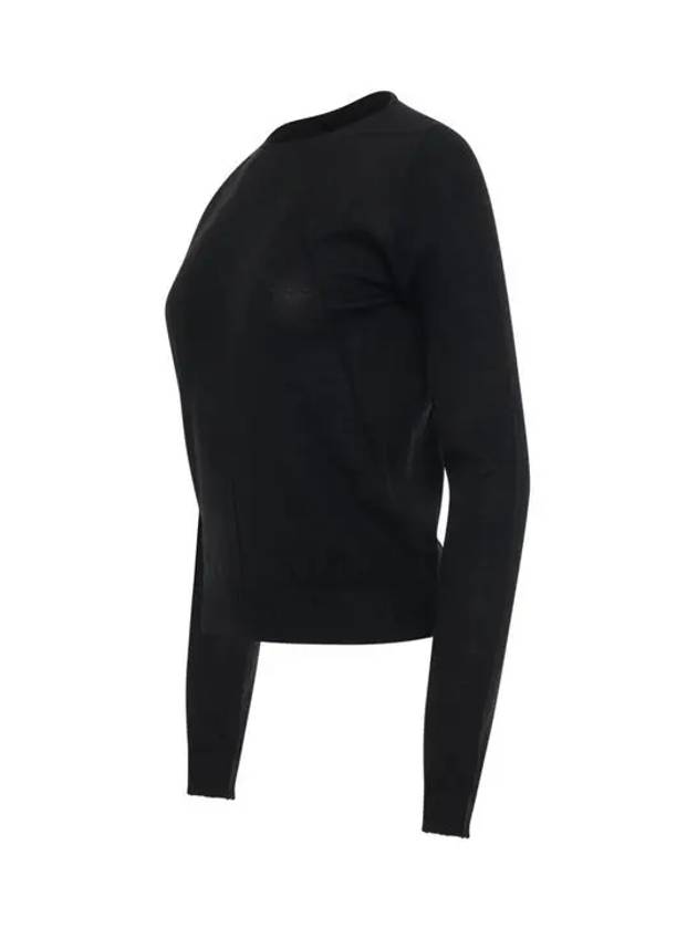 Biker Level Round Neck Knit Top Black - RICK OWENS - BALAAN 3