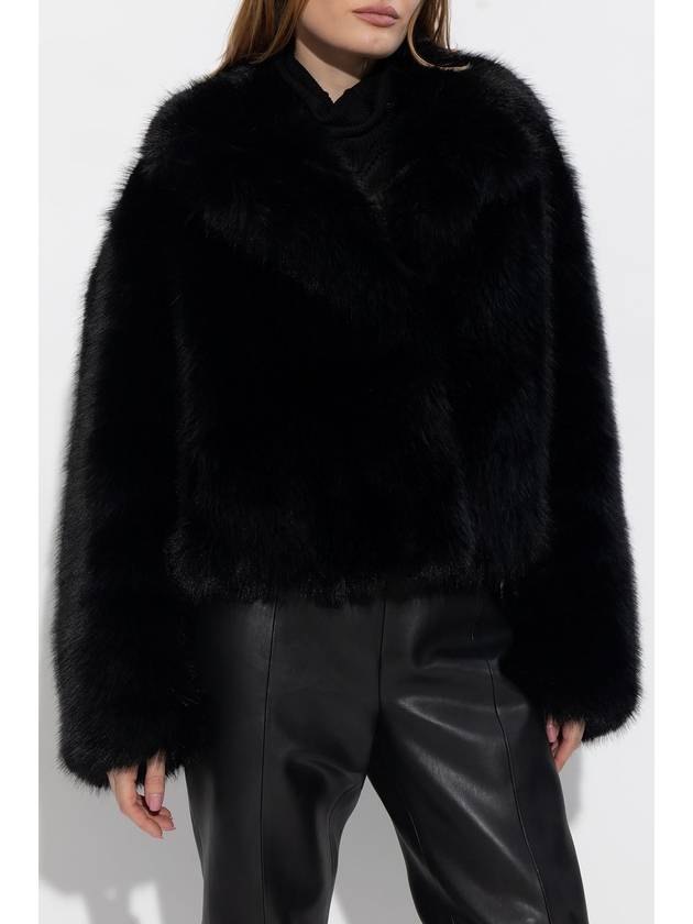 STAND STUDIO ‘Samara’ Faux Fur Jacket, Women's, Black - STAND STUDIO - BALAAN 3