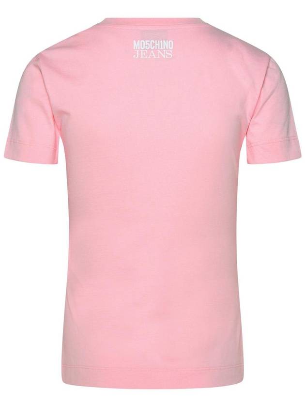 Short Sleeve T-Shirt A0711 32620222 Pink - MOSCHINO - BALAAN 4