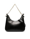 Wilma Chain Leather Shoulder Bag Black - MICHAEL KORS - BALAAN 1
