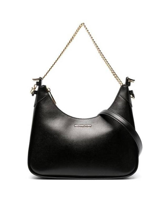 Wilma Chain Leather Shoulder Bag Black - MICHAEL KORS - BALAAN 1