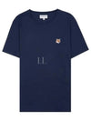 Fox Head Patch Regular Short Sleeve T-Shirt Navy - MAISON KITSUNE - BALAAN 2