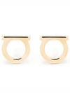 Gancini Small Earrings Gold - SALVATORE FERRAGAMO - BALAAN 2