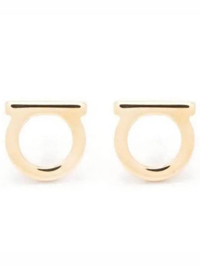 Gancini Small Earrings Gold - SALVATORE FERRAGAMO - BALAAN 2