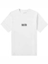 Goth Print Cotton Short Sleeve T-Shirt White - GIVENCHY - BALAAN 2