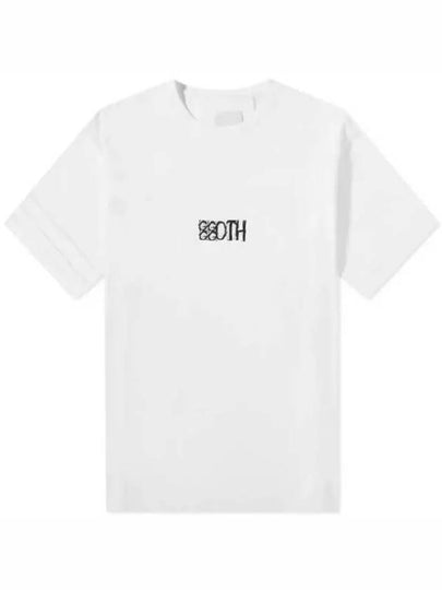 Goth Print Cotton Short Sleeve T-Shirt White - GIVENCHY - BALAAN 2