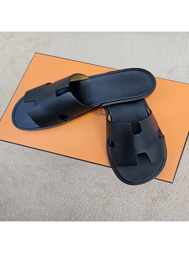 Izmir Sandal Calfskin & Noir - HERMES - BALAAN 8