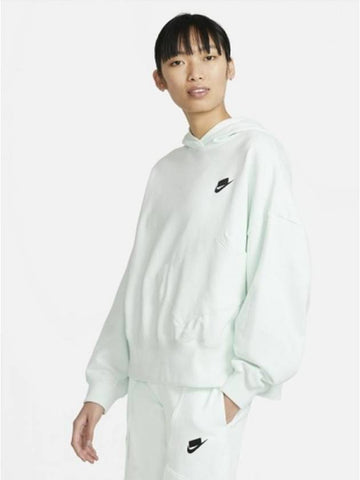 01DC5281394Women’sNSW Logo Hooded TshirtMint - NIKE - BALAAN 1