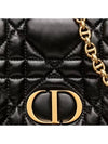 Caro Macrocannage Mini Cross Bag Black - DIOR - BALAAN 8