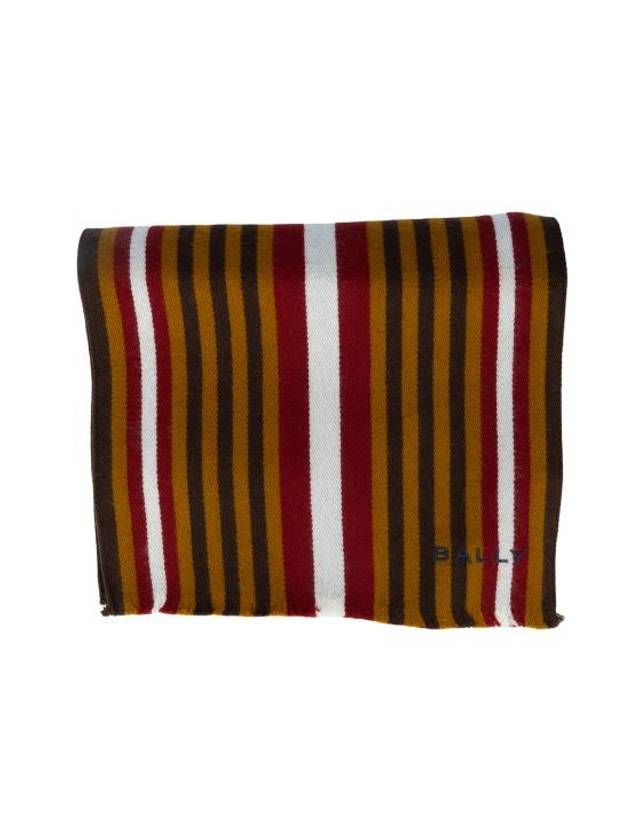 Stripe Wool Muffler - BALLY - BALAAN 1