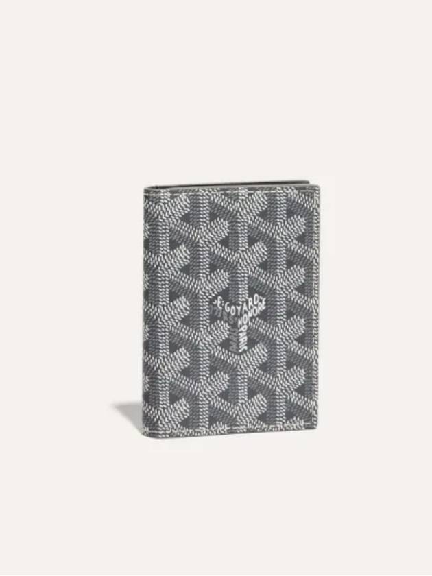 Raw Mark Card Holder Gray Men Women - GOYARD - BALAAN 1