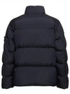 Garment Dyed Crinkle Reps Down Padding Navy - STONE ISLAND - BALAAN 6