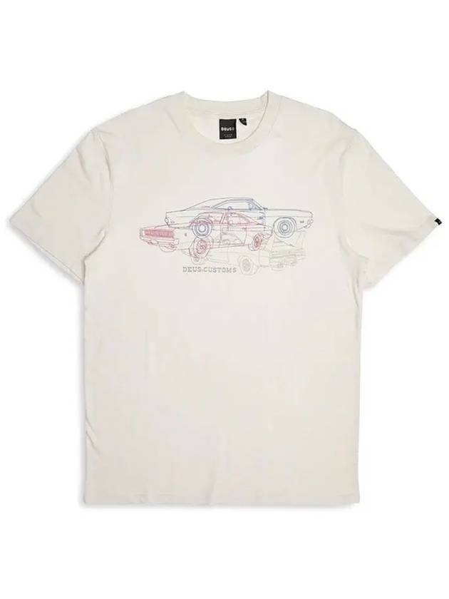 Deus Men s Charger T Shirt DMP241256E VWH - DEUS EX MACHINA - BALAAN 1