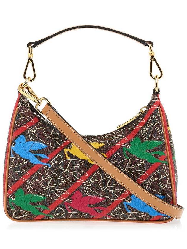 Stampa Pegasus Shoulder Bag Brown - ETRO - BALAAN 4