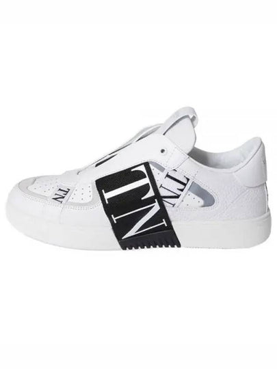 VLTN Leather Low-Top Sneakers White - VALENTINO - BALAAN 2