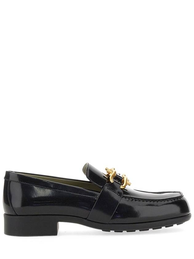 Leather Loafers Black - BOTTEGA VENETA - BALAAN 4