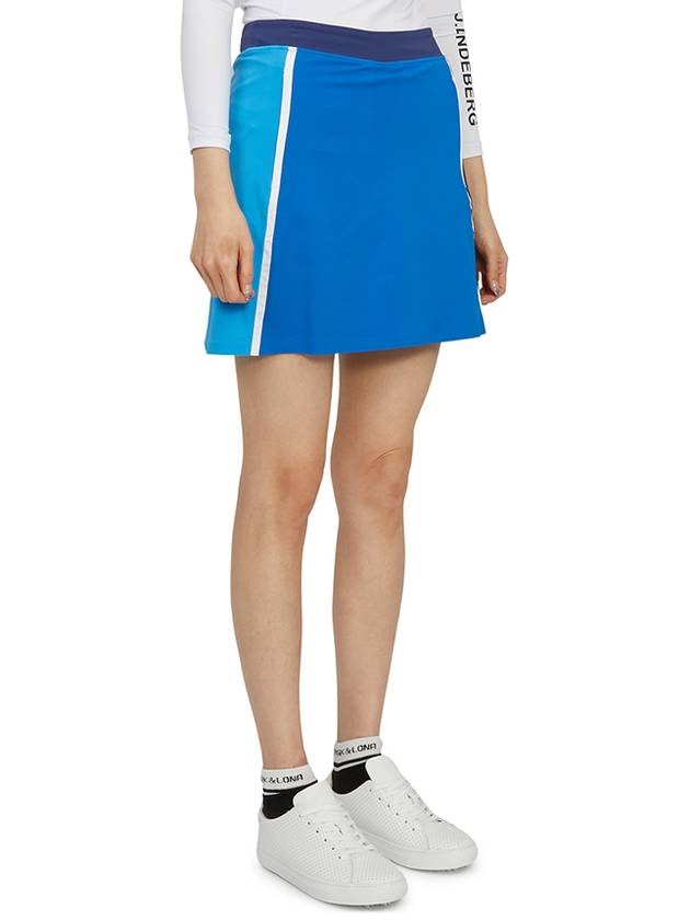 Color block A-line skirt ultramarine - G/FORE - BALAAN 4