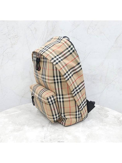 Lux You New Product Archive Beige Vintage Check Backpack 80161061 - BURBERRY - BALAAN 2