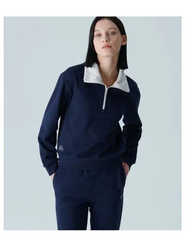 UNDERWEAR Ankimojuri color combination collar women s half zip up FI4RLF6445FDNA - FILA - BALAAN 1