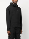 Men's Shell R Drawstring Goggle Hooded Jacket Black - CP COMPANY - BALAAN 5