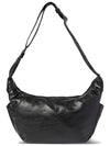 Eco Leather Hobo Cross Bag Black - THE GREEN LAB - BALAAN 2