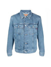 Barsi Trucker Denim Jacket Light Blue - DIESEL - BALAAN 1