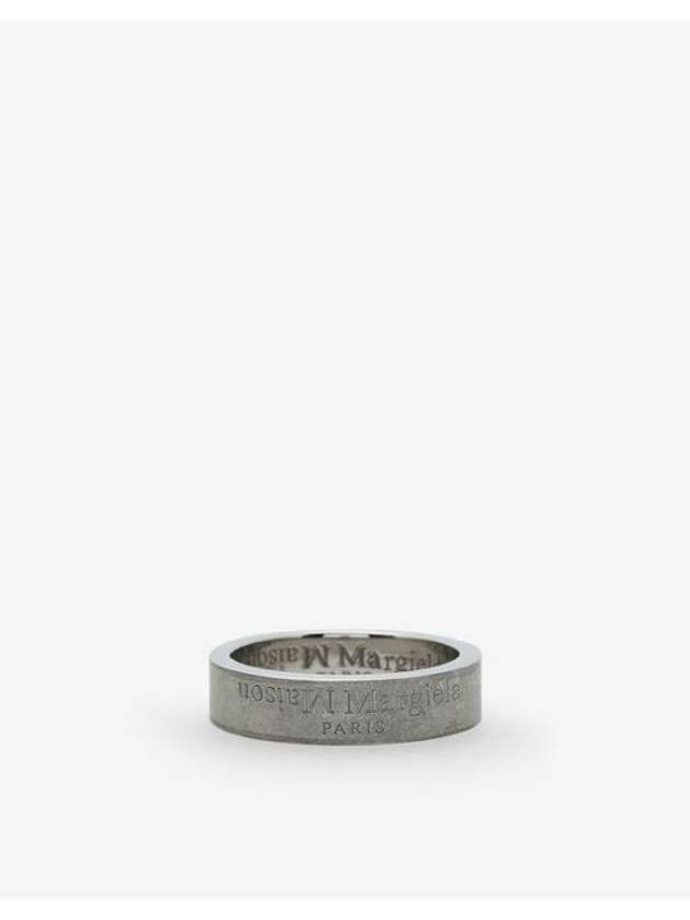 Upside Down Logo Ring Silver - MAISON MARGIELA - BALAAN 1