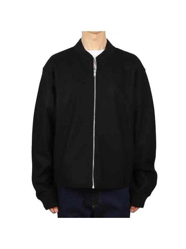 J22HG0102 J40045 001 Wool Zip-up Blouson - JIL SANDER - BALAAN 1