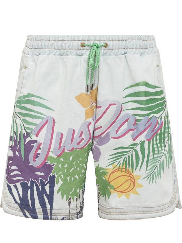 Just Don Bermuda Shorts With Print - JUST DON - BALAAN 1