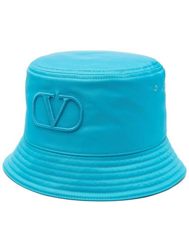 Valentino Garavani Hats Clear Blue - VALENTINO - BALAAN 1