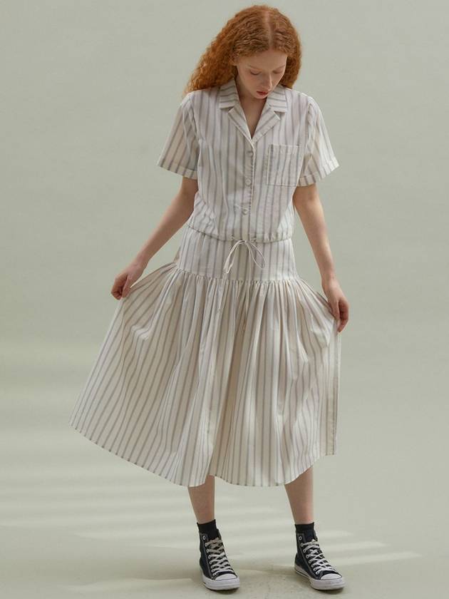 Picnic banding A line skirt ivory - MANAVIS7 - BALAAN 1