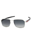 Eyewear Linearosa Sunglasses Gray - PRADA - BALAAN 1