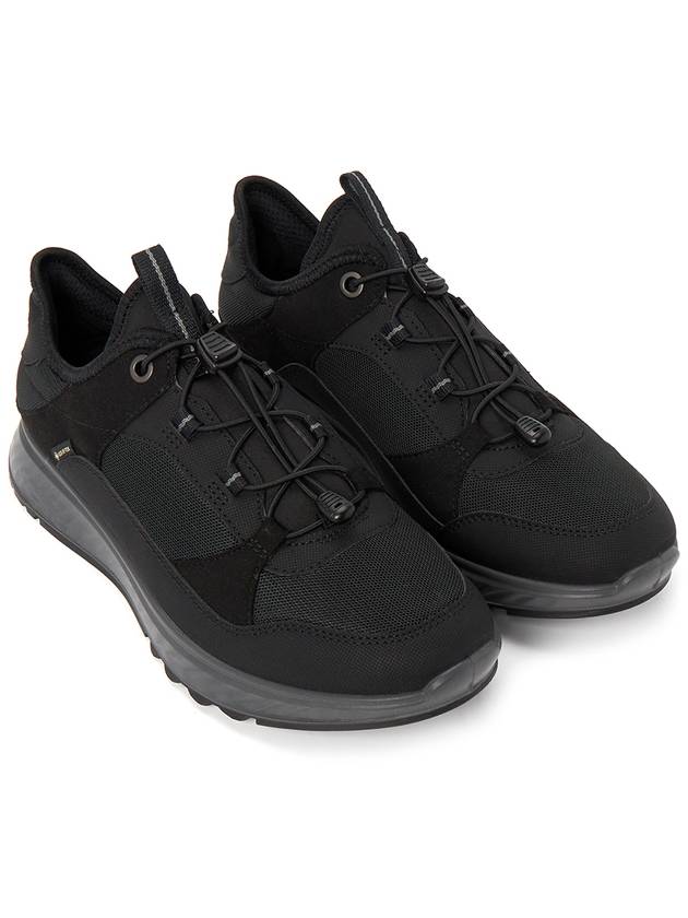 Exostride Low Top Sneakers Black - ECCO - BALAAN 4